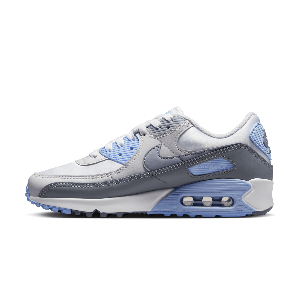 Wmns Air Max 90 'Grey Light Blue'