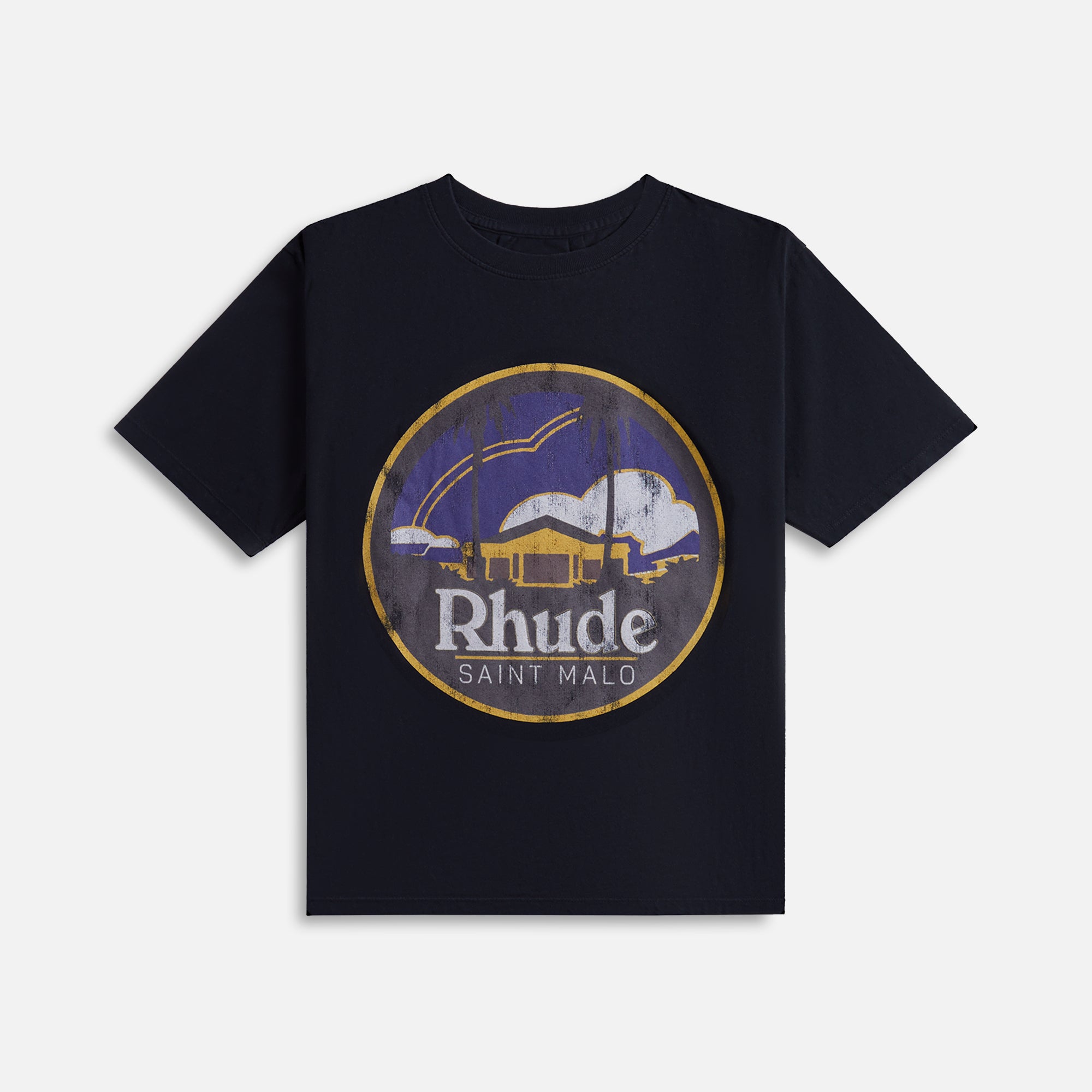 Rhude Saint Malo Tee - Vintage Black