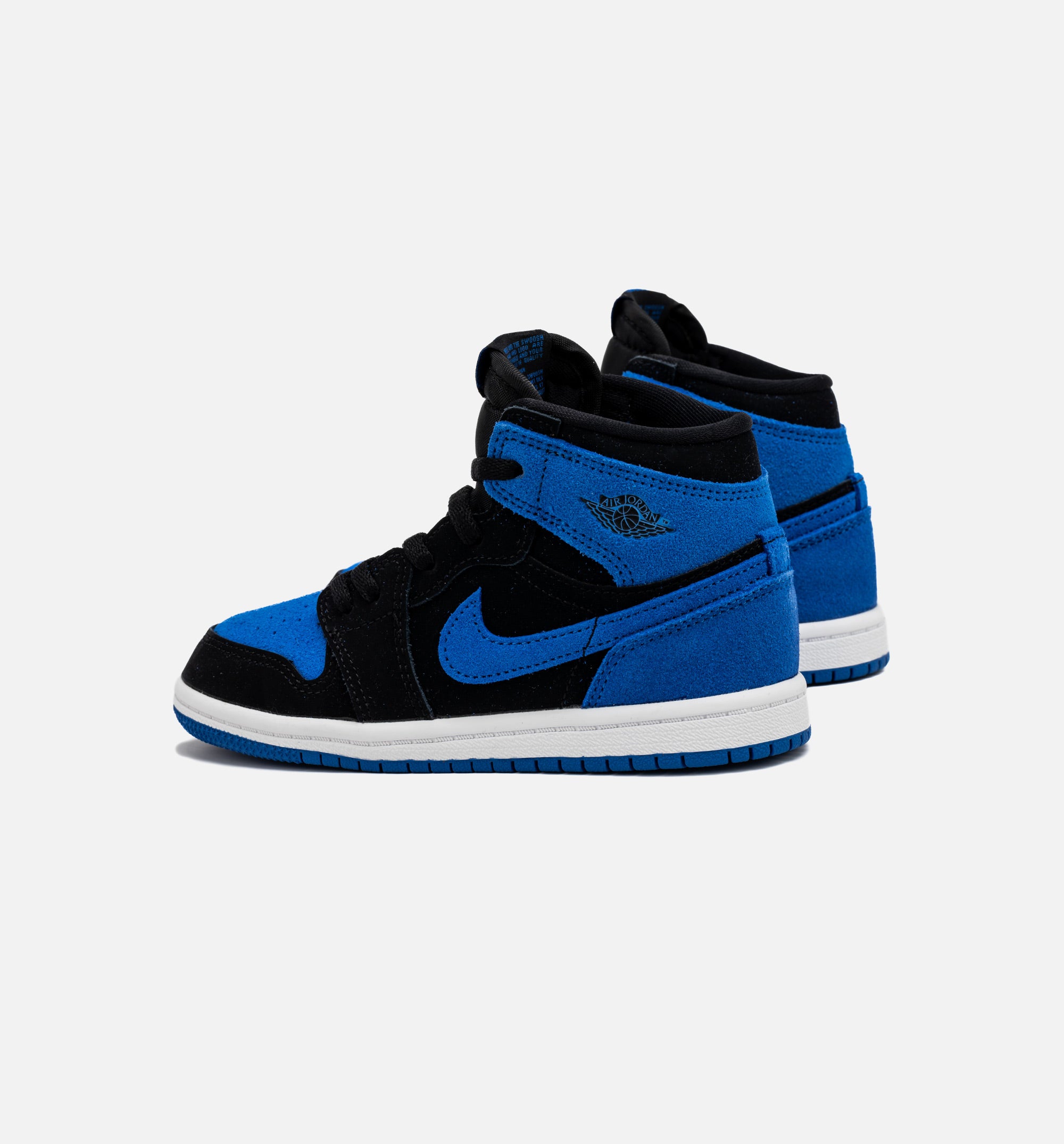 Air Jordan 1 Retro High OG Royal Reimagined Infant Toddler Lifestyle Shoe - Black/Royal Blue/White Free Shipping