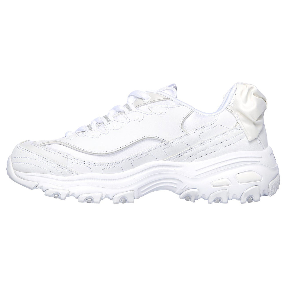 Skechers Women Sport D'Lites Shoes - 13168-WHT