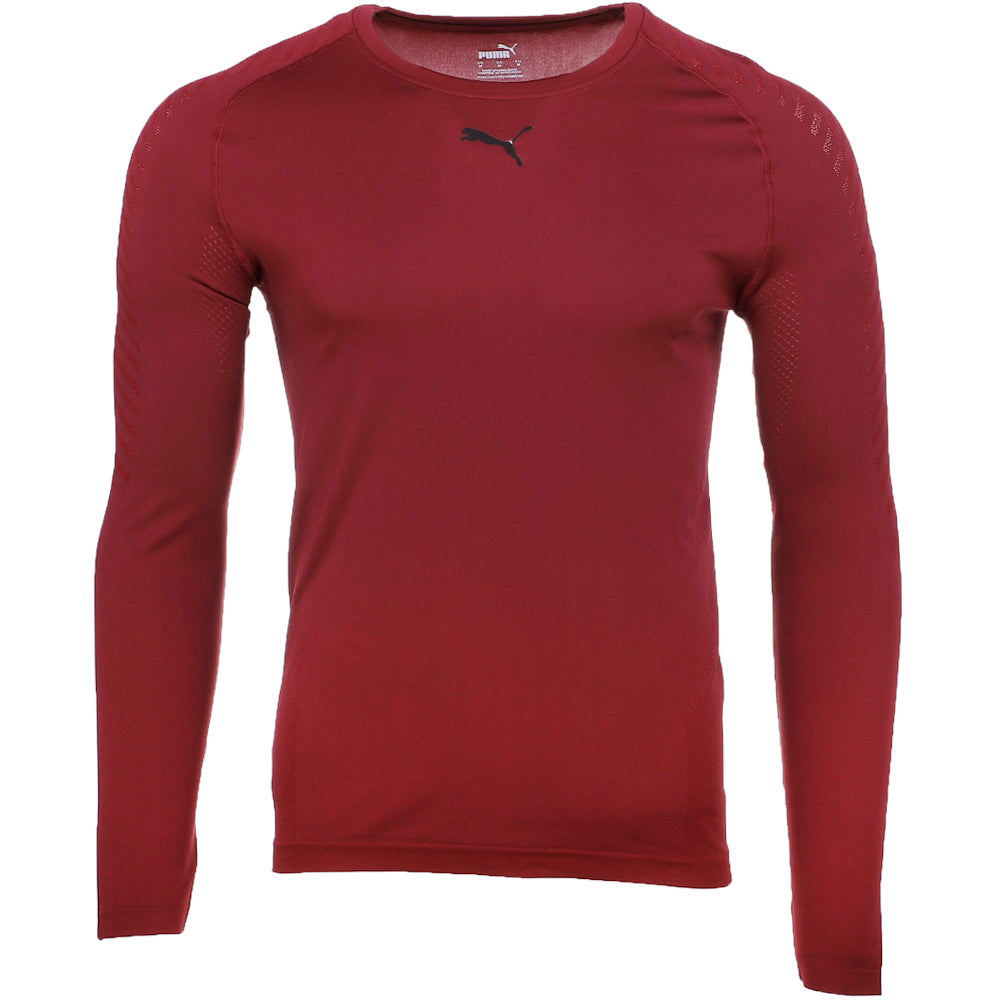 Formknit Seamless Logo Crew Neck Long Sleeve Training Athletic T-Shirt