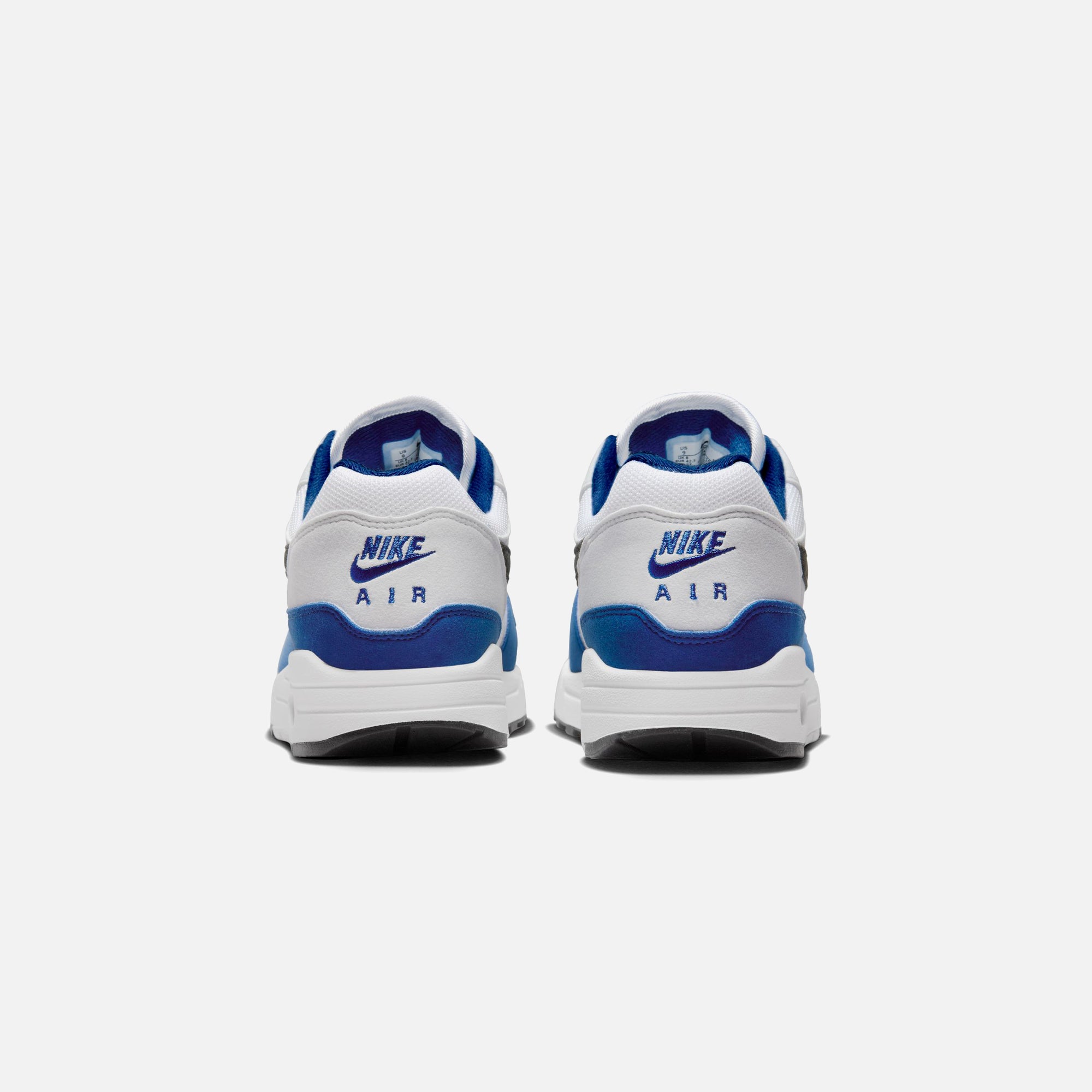 Nike Air Max 1 - White / Black / Deep Royal Blue