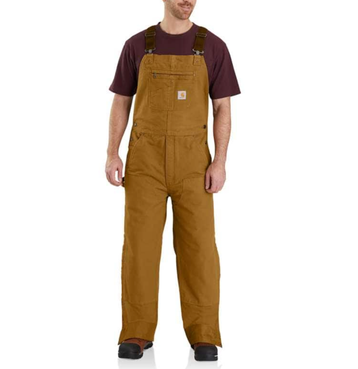 Carhartt Men's Quilt Lined Duck Bib Overall