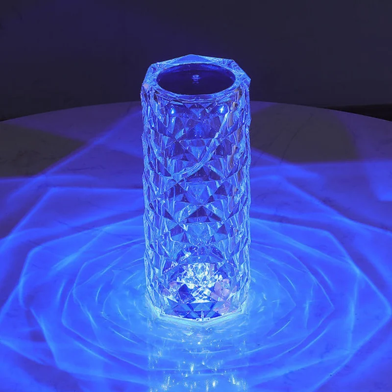 🔥 BIG SALE - 49% OFF🔥16 Colors Rose Rays Crystal Diamond Table Lamp
