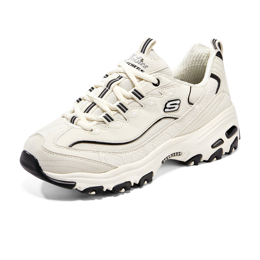 Skechers Women D'Lites 1.0 Shoes - 896184-NTBK