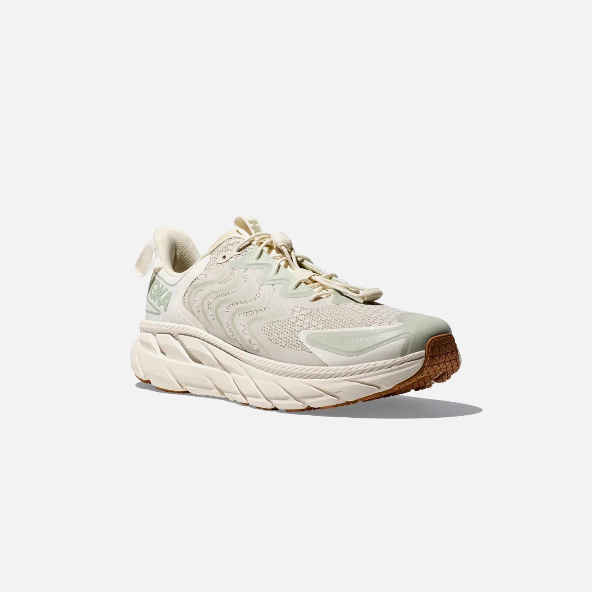 Hoka One One x Satisfy Clifton LS -  Celadon Tint / Whisper