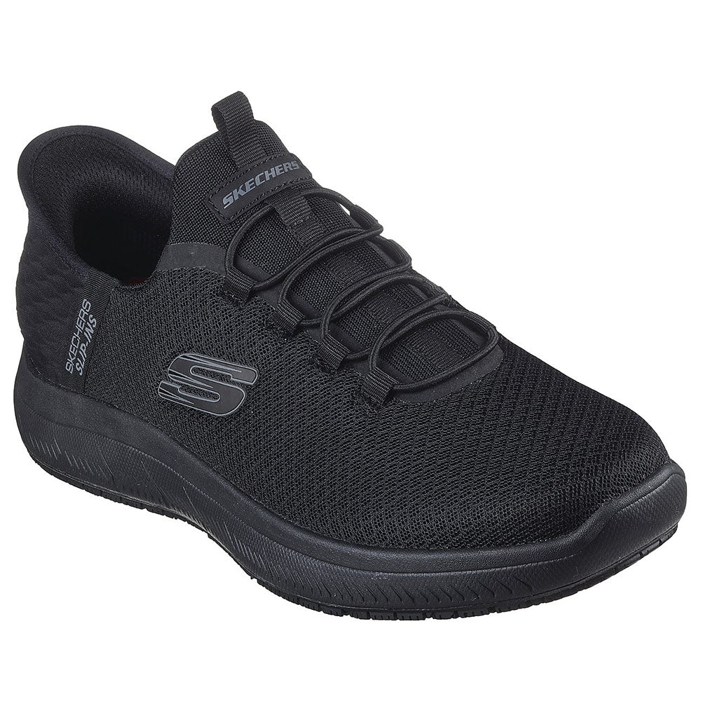 Skechers Men Slip-Ins Work Summits Slip Resistant Shoes - 200205-BBK