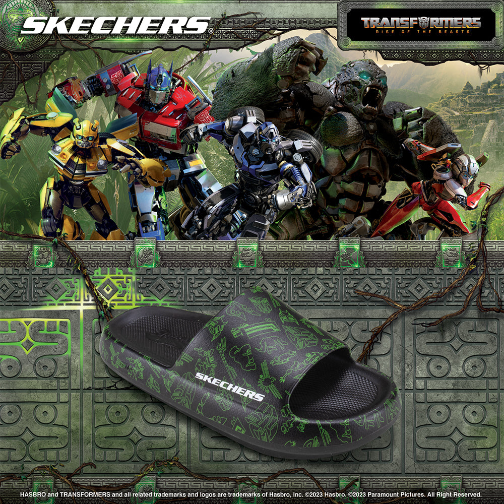 Skechers Women Transformers Foamies Arch Fit Horizon Sandals - 800019-BKMT