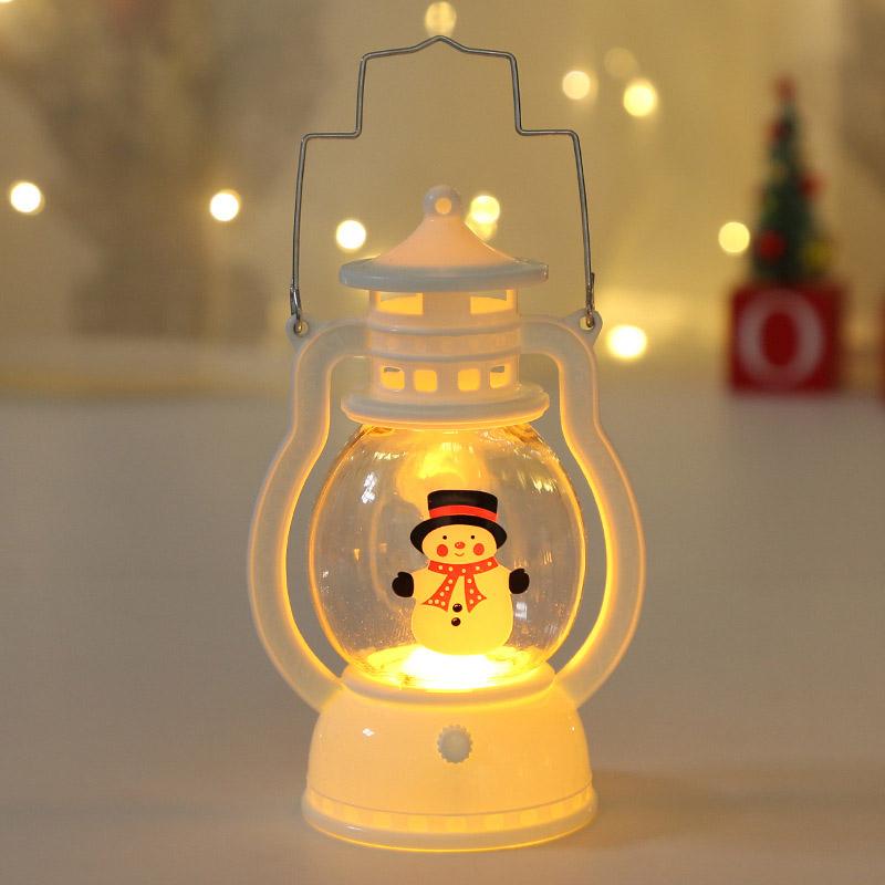 Christmas Decoration Lantern Portable Led Small Oil Lamp