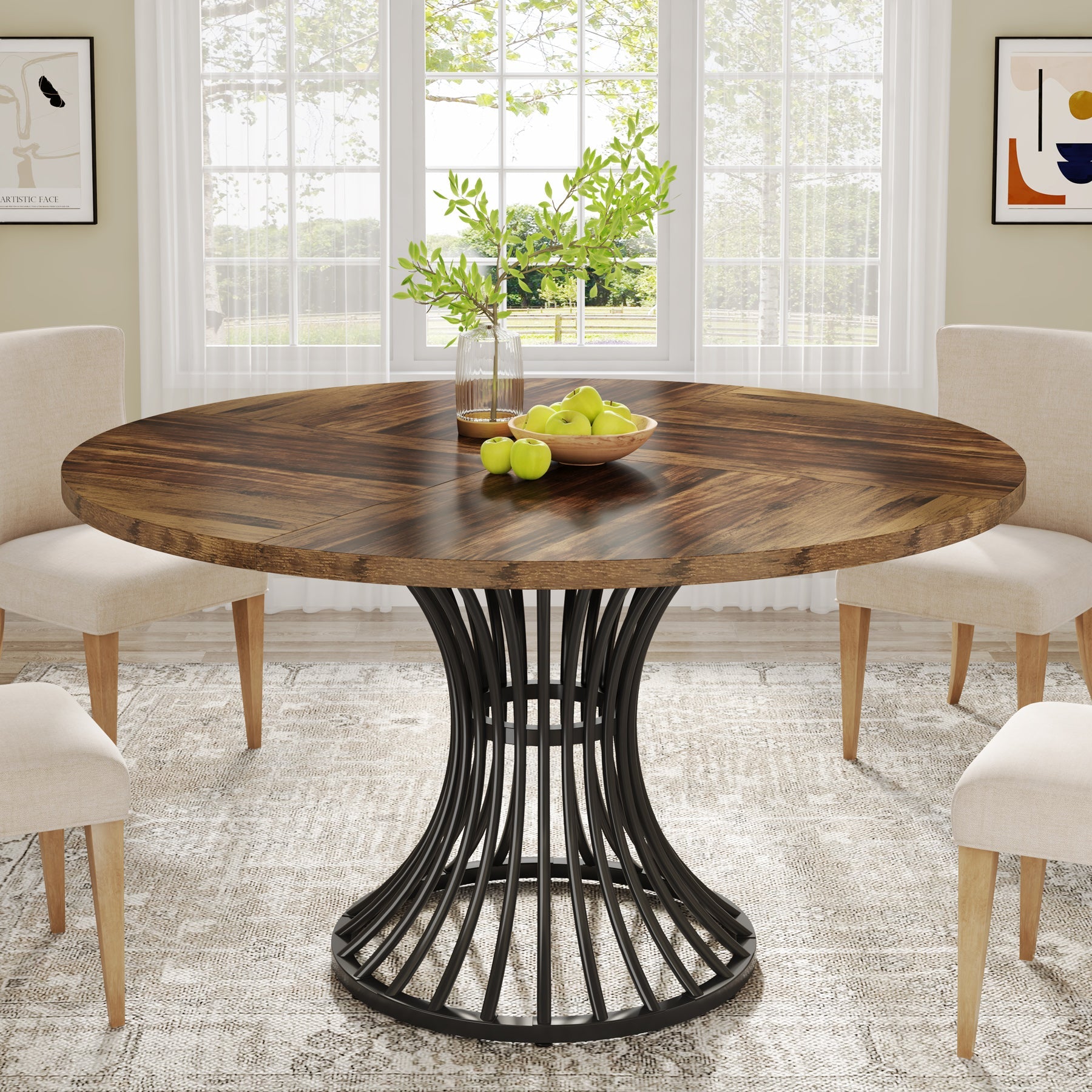 Round Dining Table for 4-6, 47