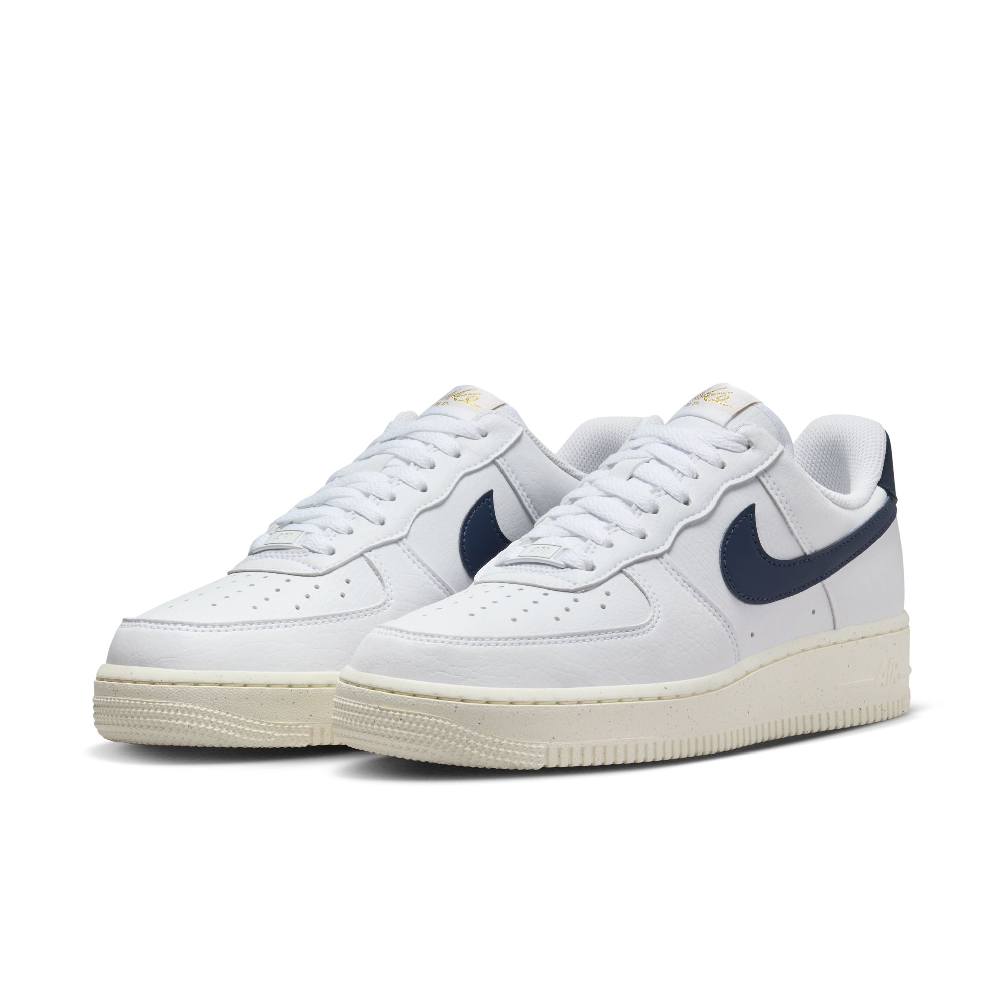 Women's Air Force 1 ‘07 NN White Obsidian Pale Ivory Metallic Gold FZ6768-100