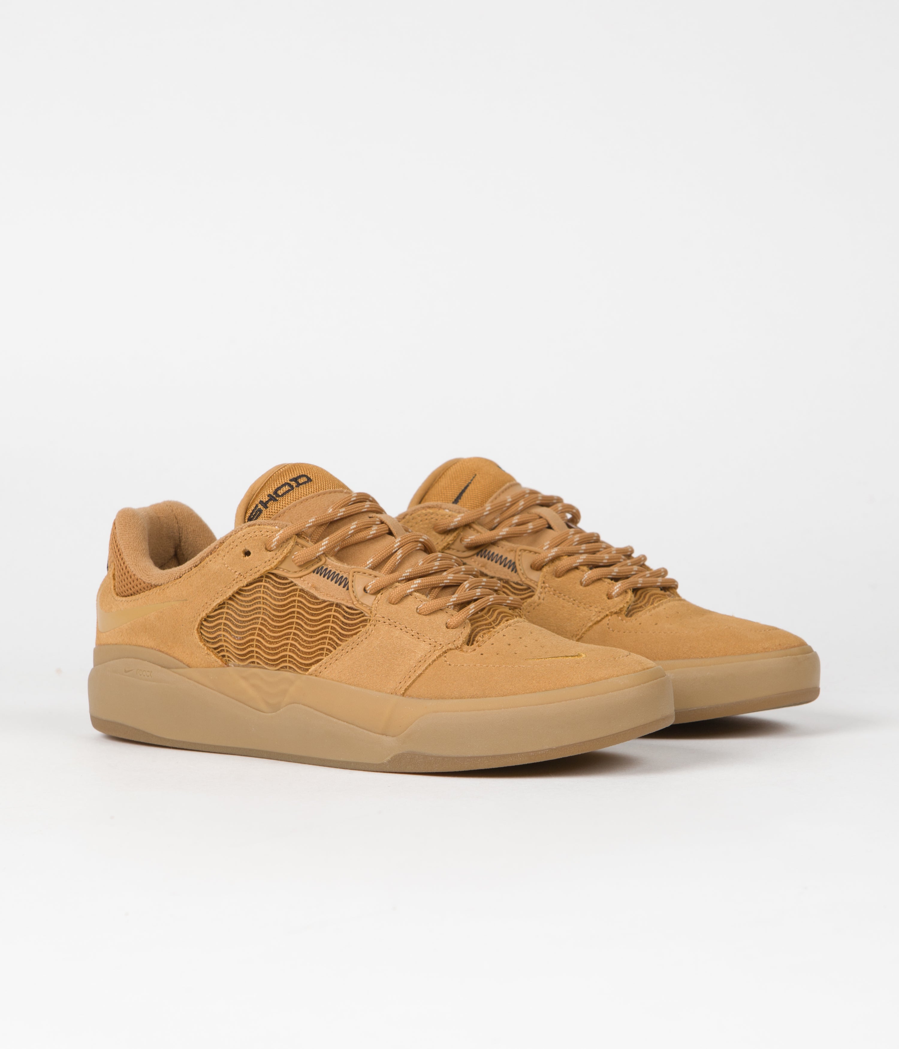 Nike SB Ishod Shoes - Flax / Wheat - Flax - Gum Light Brown