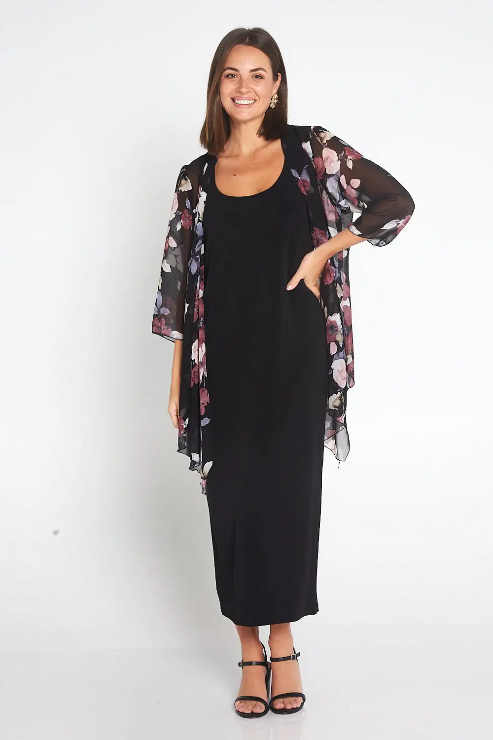 Erindale Chiffon Jacket - Mauve
