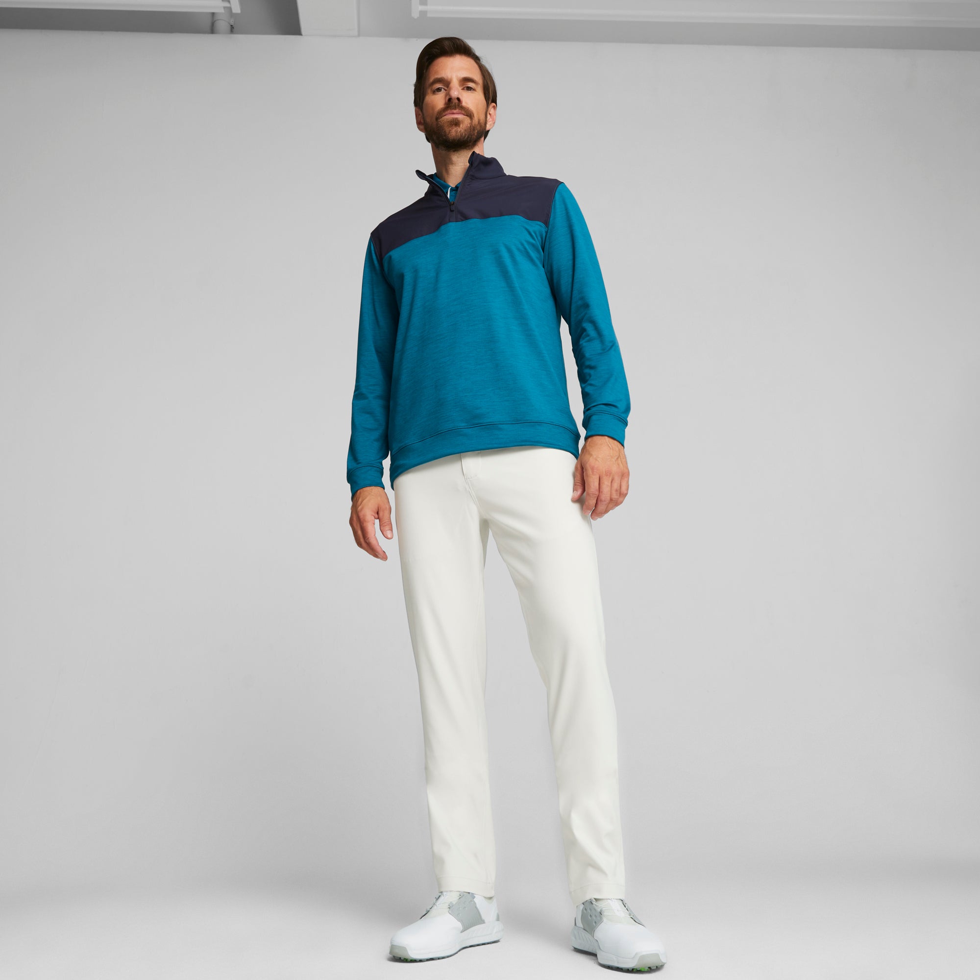 CLOUDSPUN Colorblock Golf 1/4 Zip