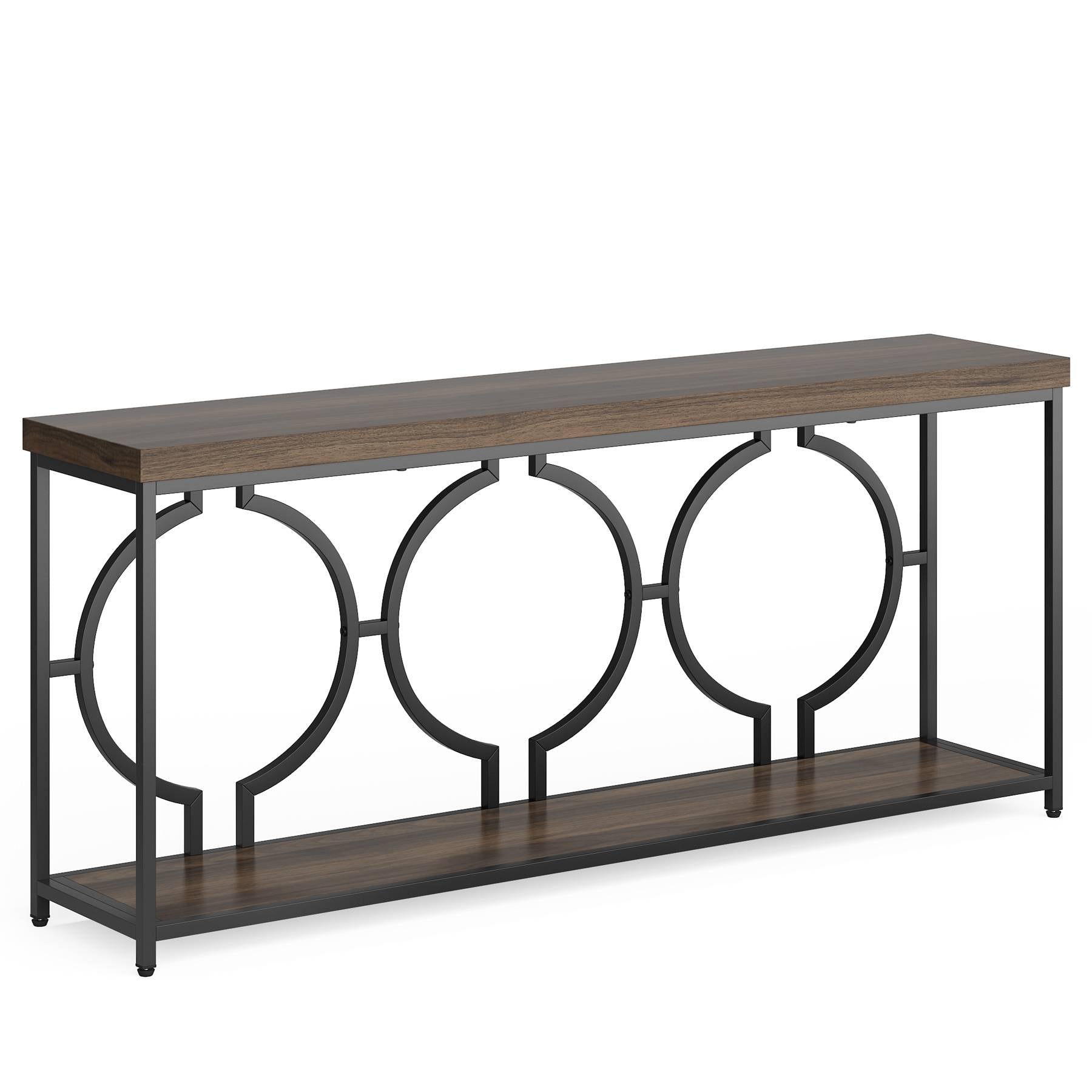 Industrial Console Table, 70.9