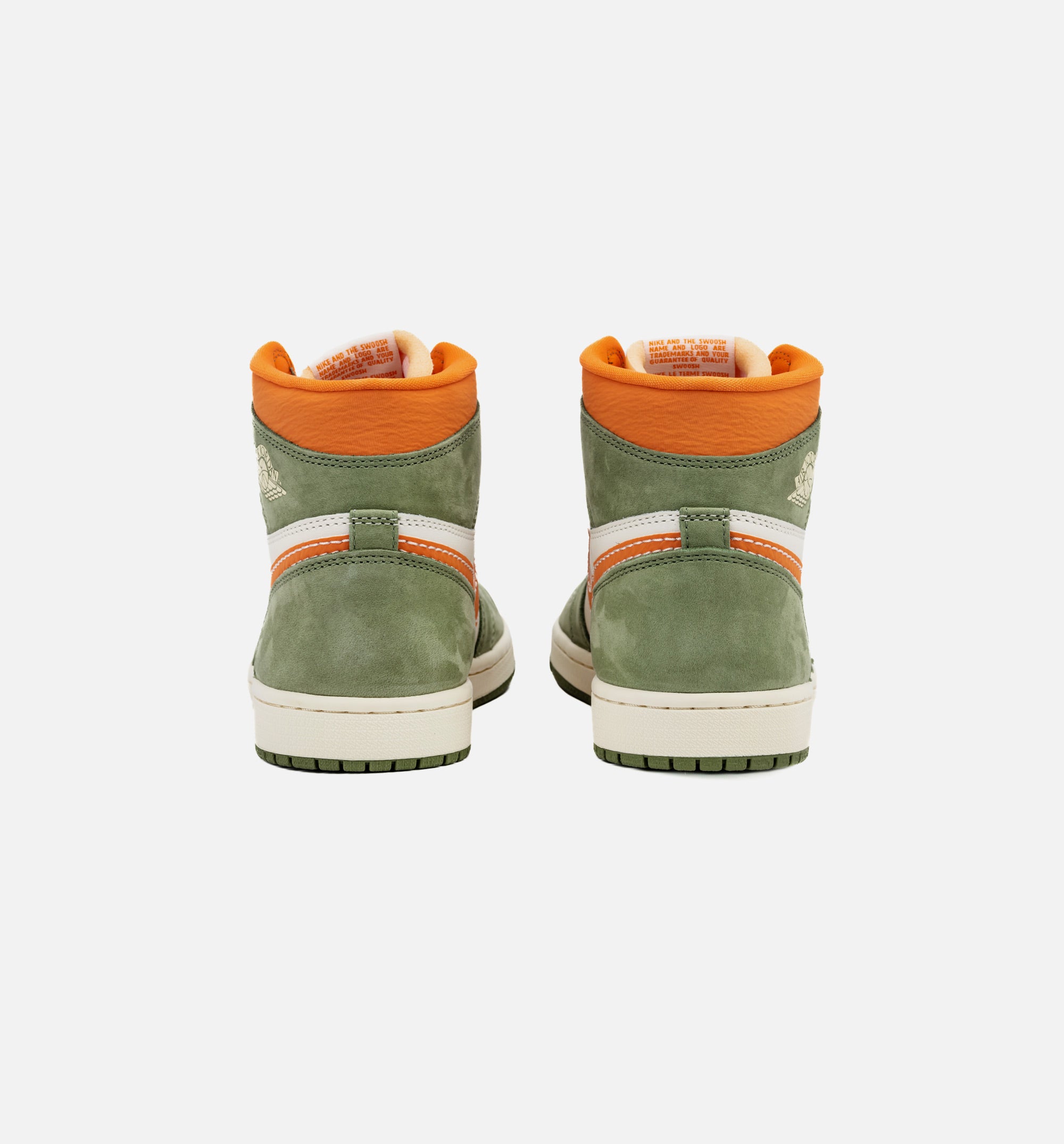 Air Jordan 1 High OG Craft Celadon Mens Lifestyle Shoe - Celadon/Bright Mandarin/Coconut Milk