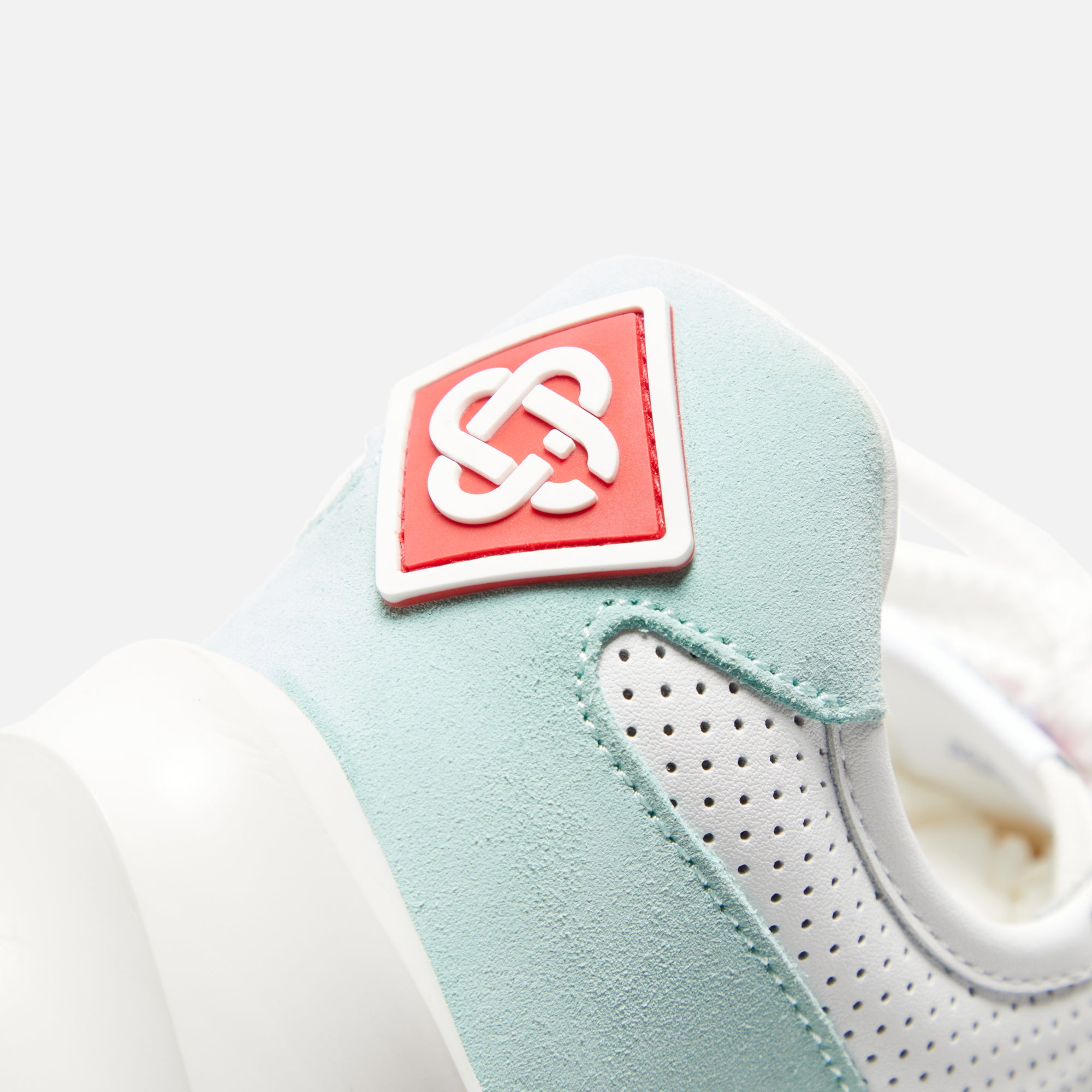 Casablanca Atlantis Leather Sneaker - White / Mint