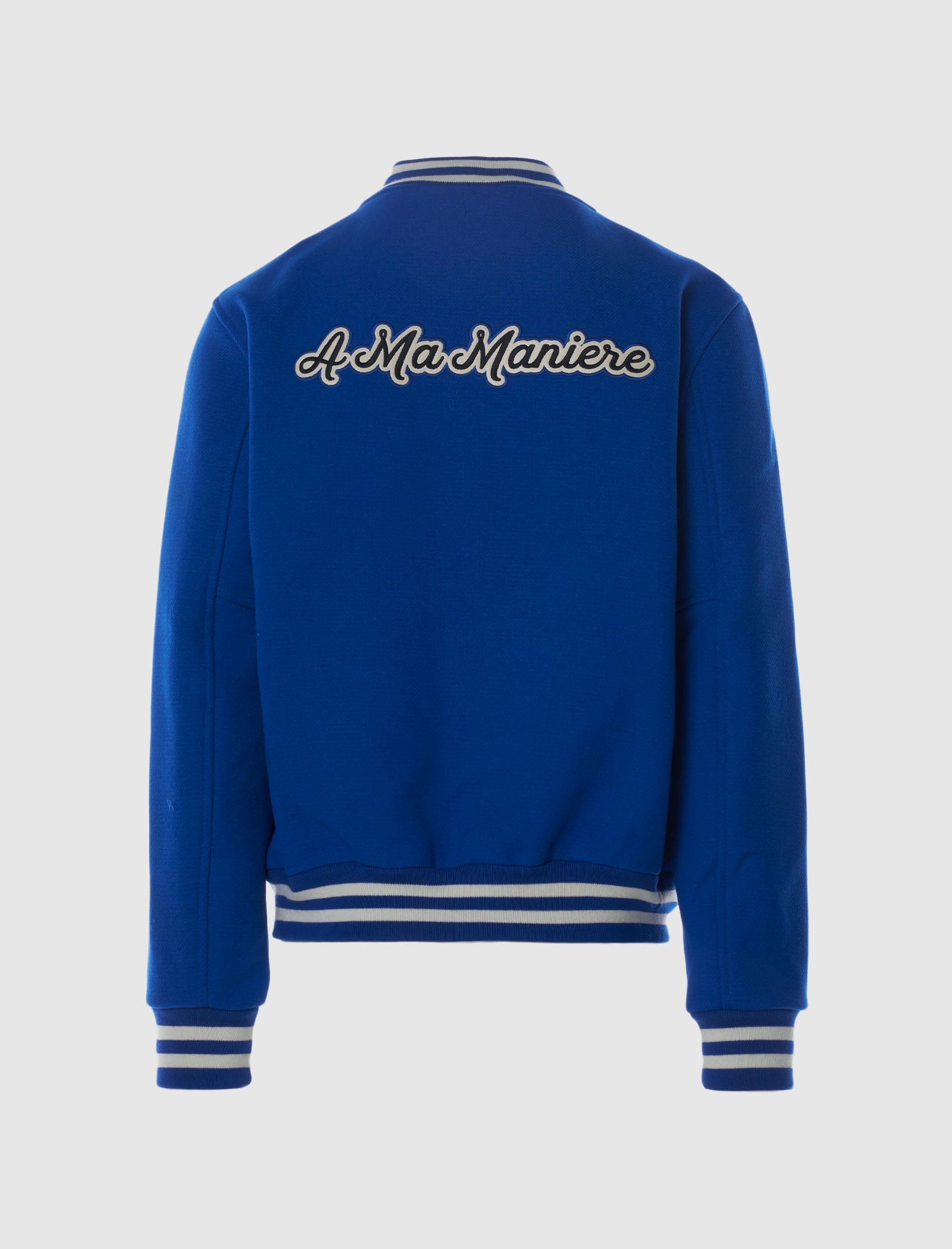 A MA MANIÉRE ROYAL BLUE VARSITY JACKET