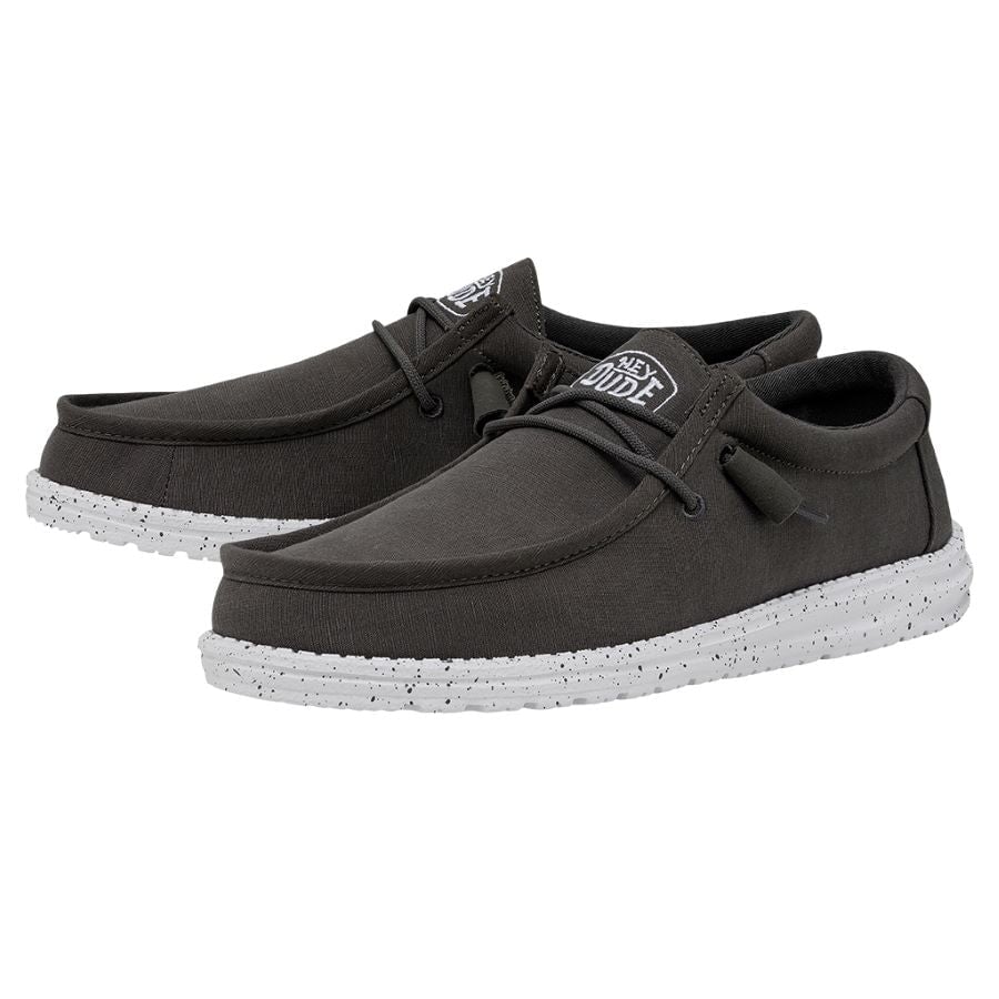 Wally Slub Canvas - Dark Grey