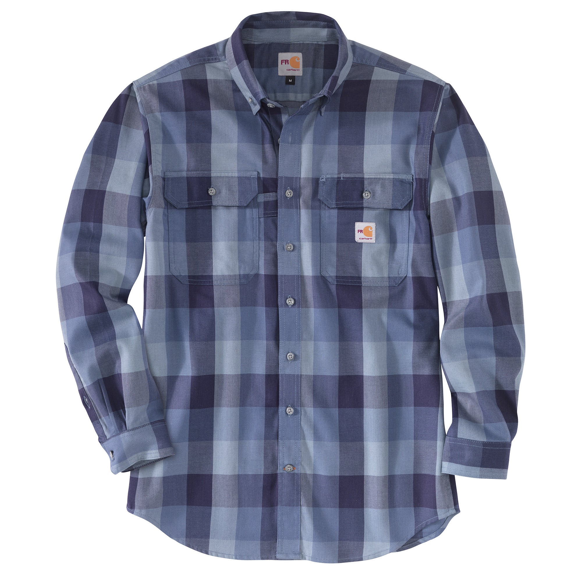 Carhartt Men's Flame Resistant Force Rugged Flex®  Long Sleeve Plaid Shirt