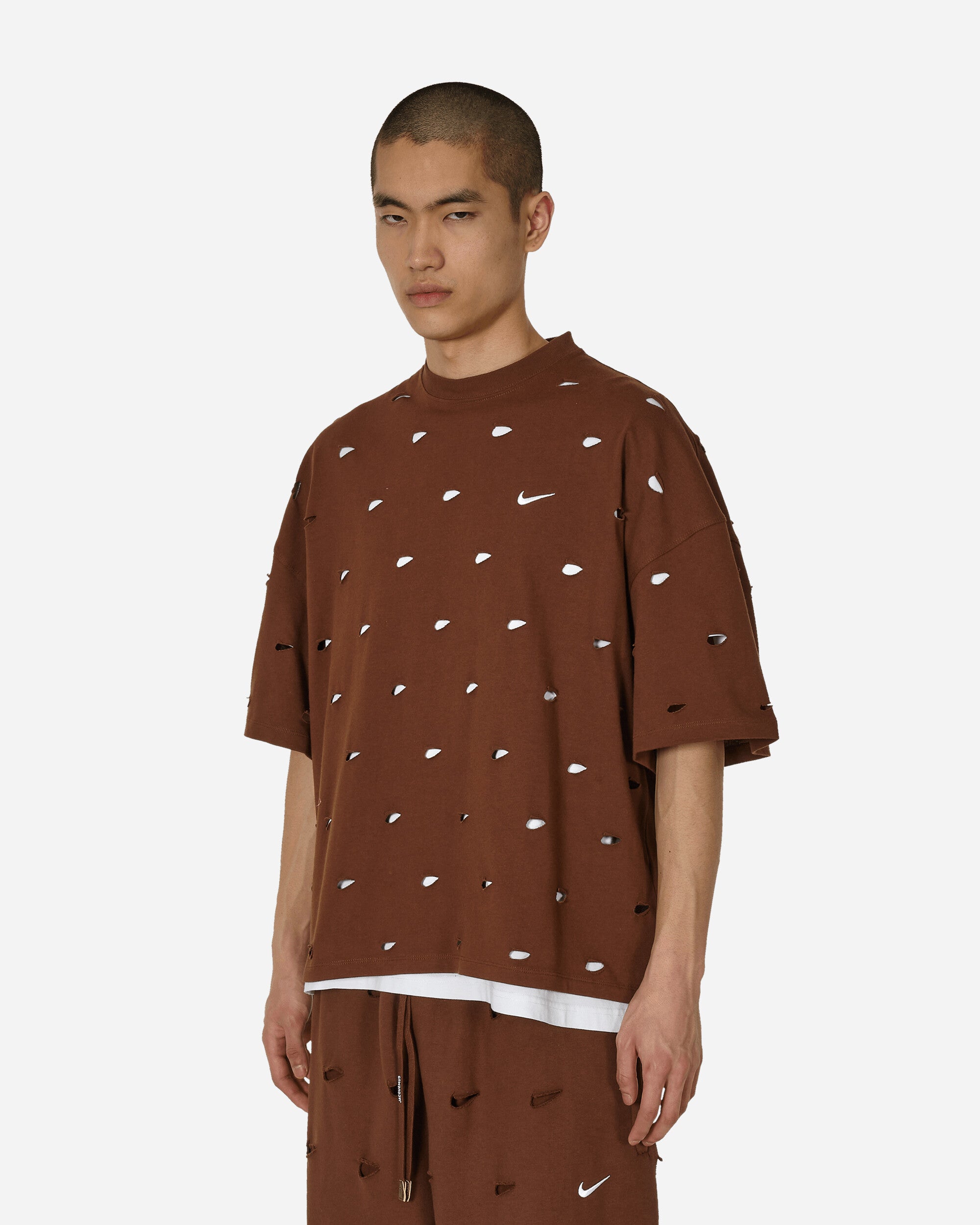 JACQUEMUS Swoosh T-Shirt Cacao Wow