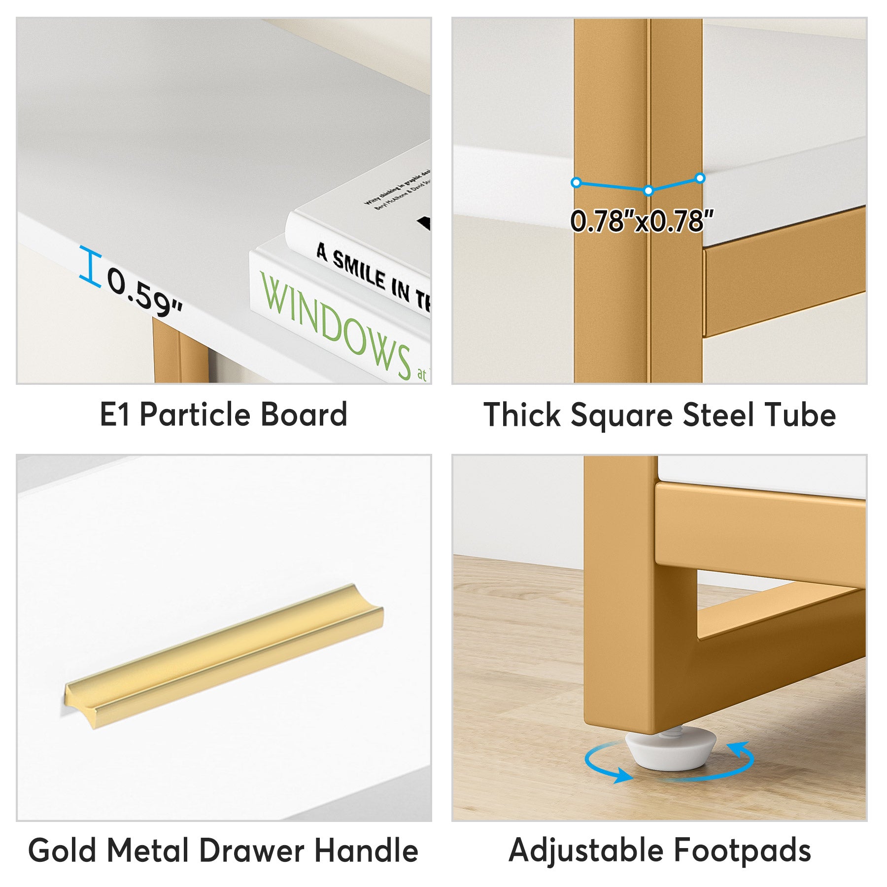 5-Tier Bookshelf, 70.9