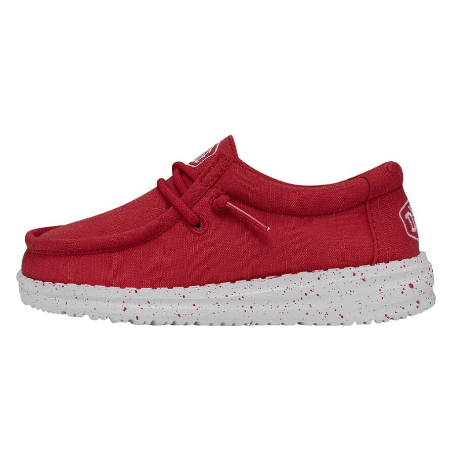 Wally Toddler Slub Canvas - Red