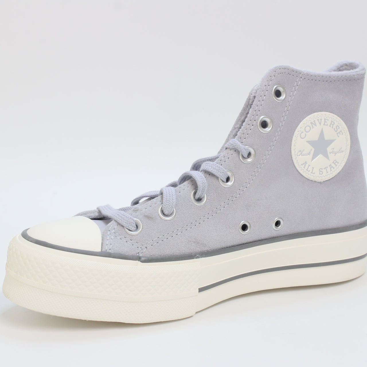 Womens Converse All Star Lift Hi Gravel Iron Grey Egret