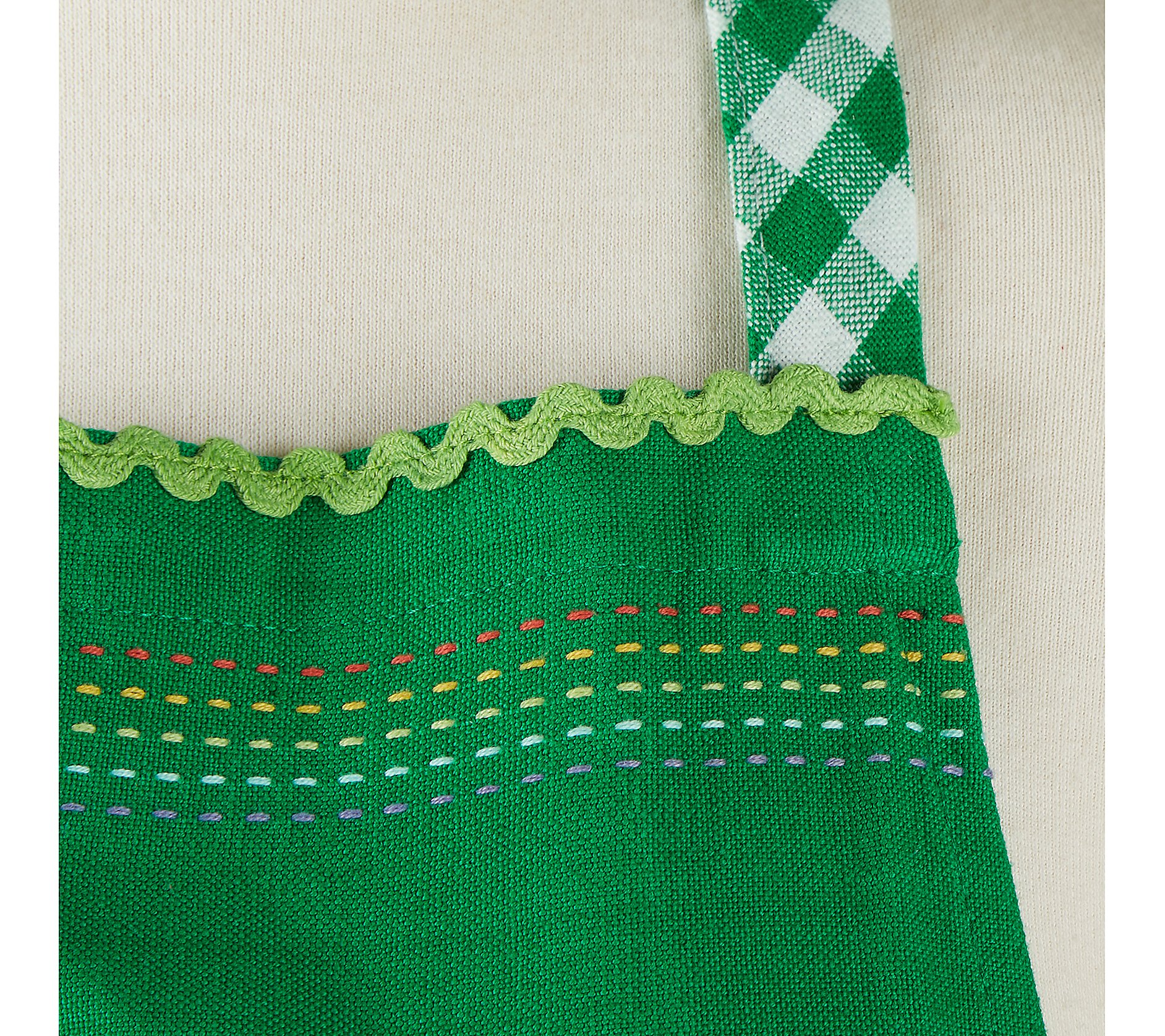 Design Imports Lucky Clover Embellished Apron