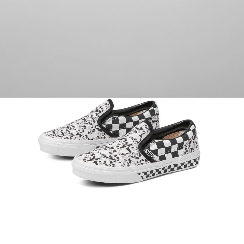 Customs Kids Skulls Slip-On