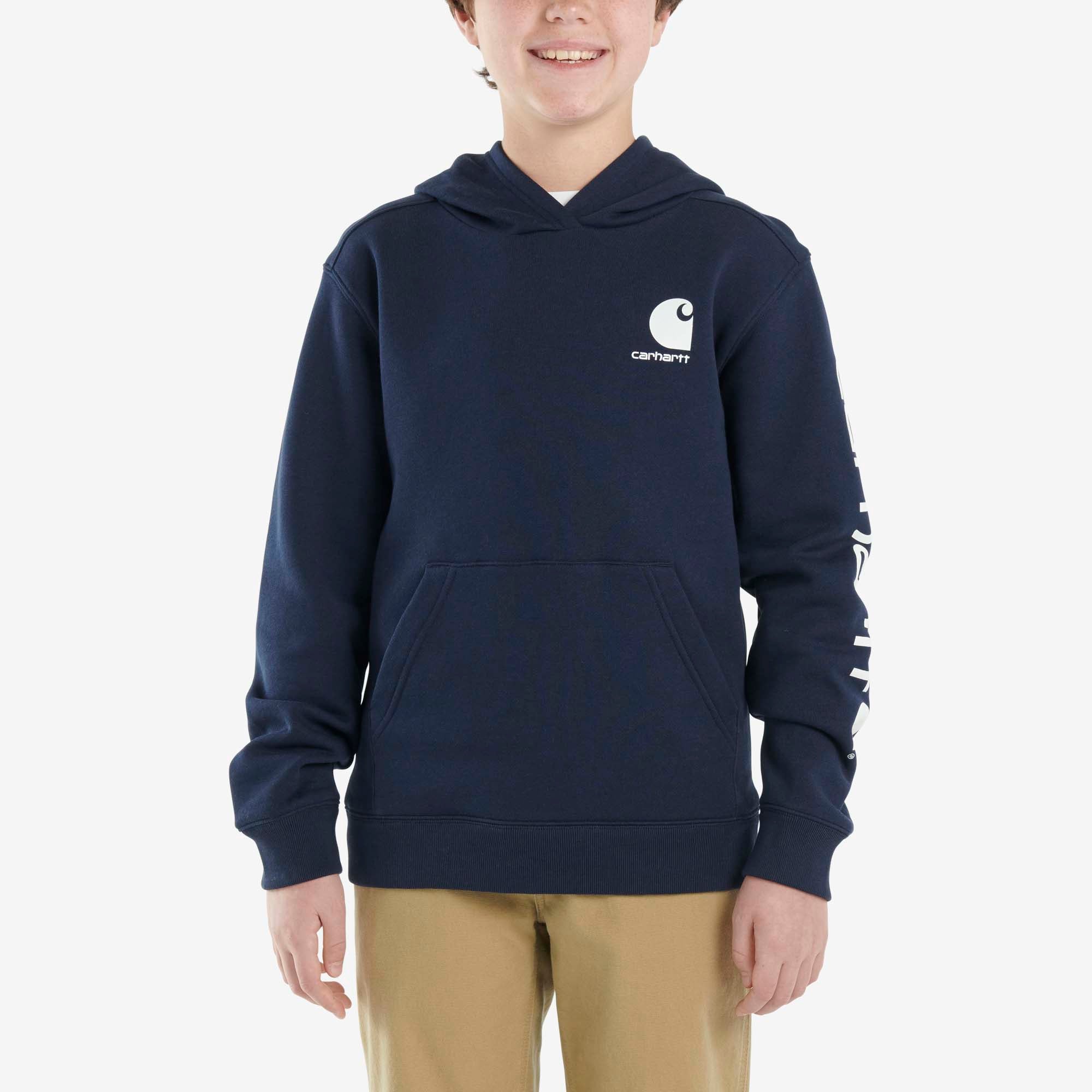 Carhartt Kid's Long Sleeve Graphic Hooded Sweatshirt