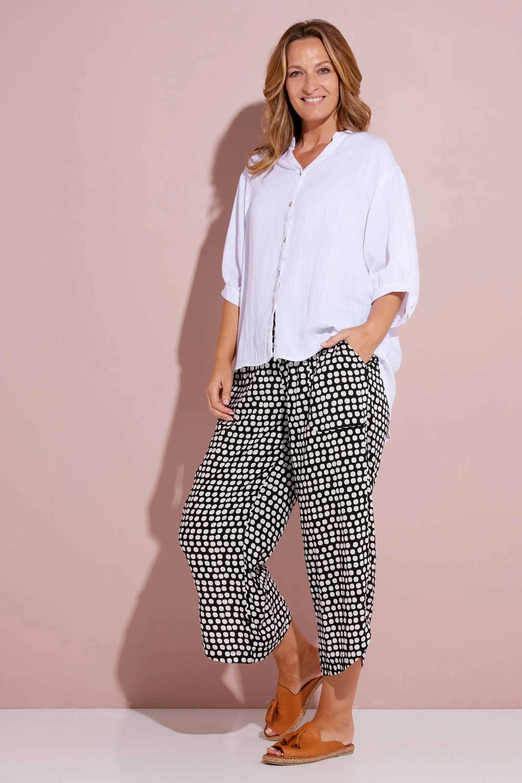 Cartia Pants - Black Spot