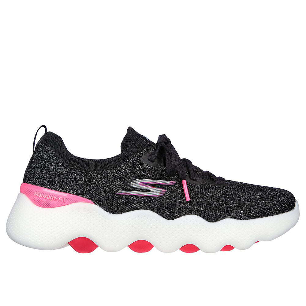 Skechers Women GOwalk Massage Fit Shoes - 124905-BKHP