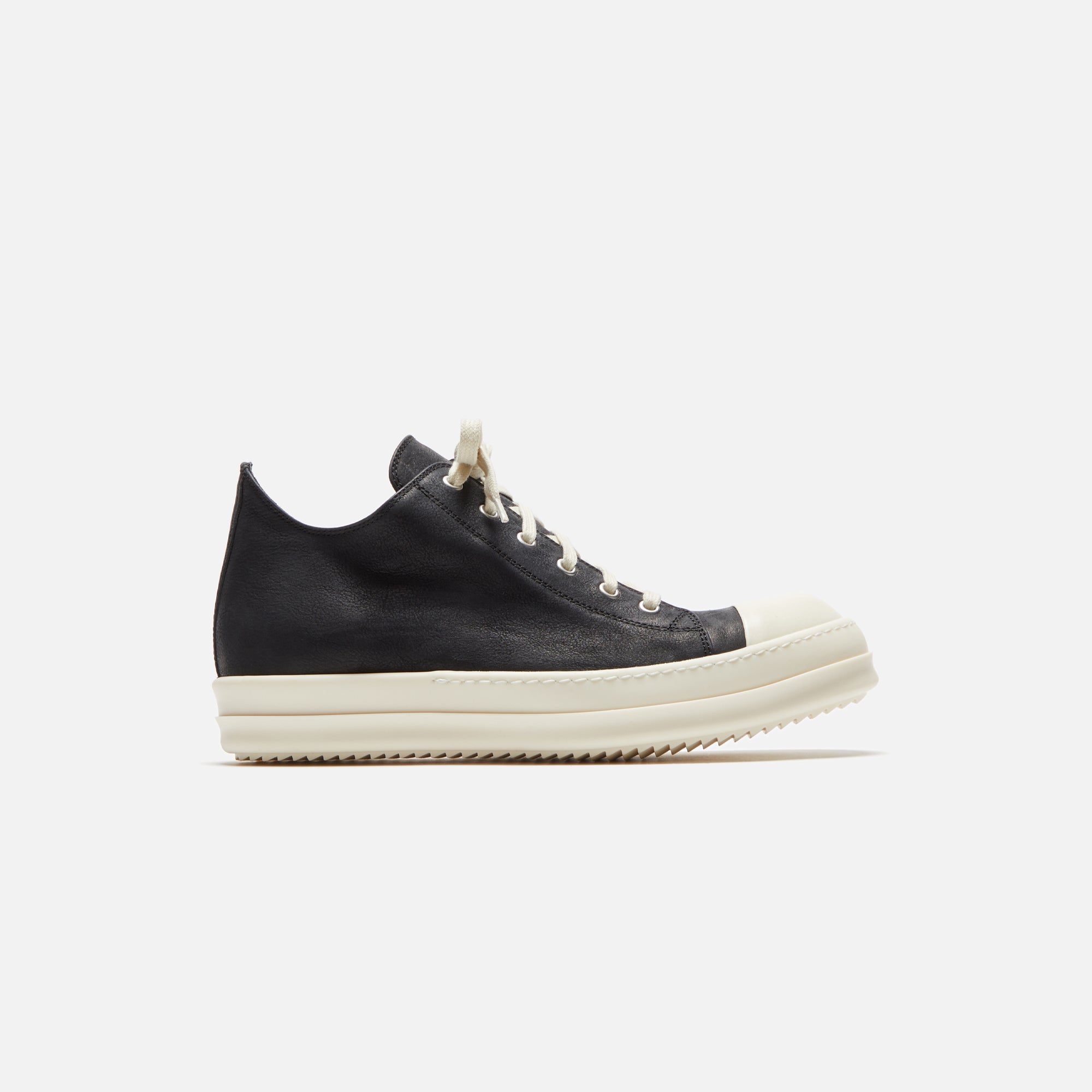 Rick Owens Low Top Sneakers - Black / Milk