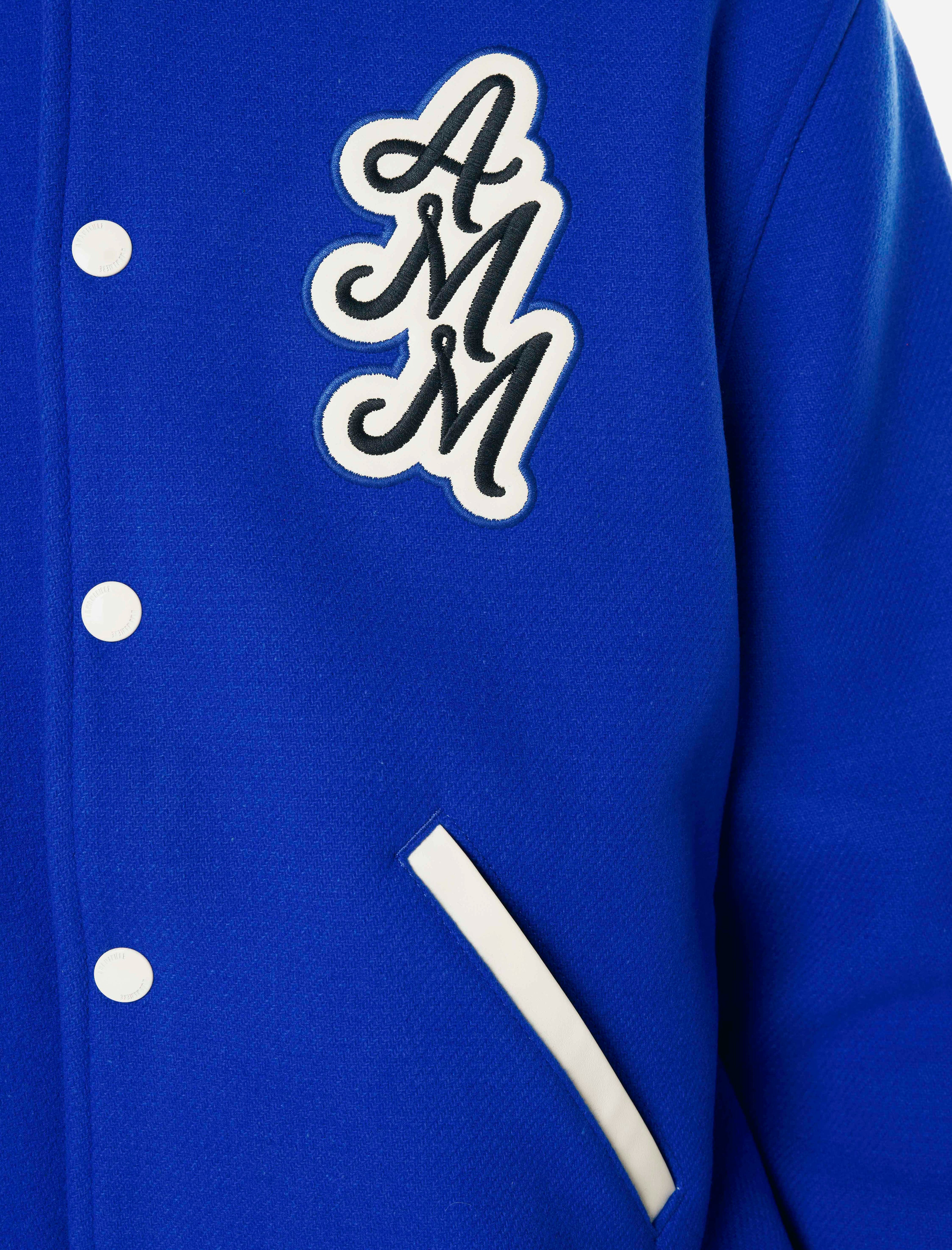 A MA MANIÉRE ROYAL BLUE VARSITY JACKET