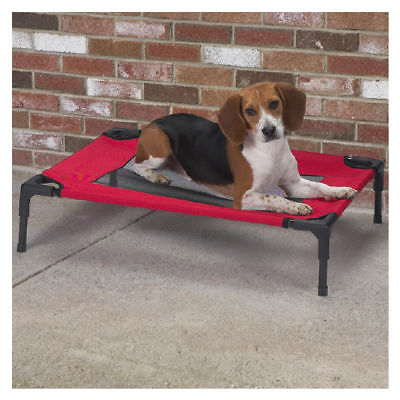 RAISED PET COTS - Elevated Outdoor Dogs Bed - 2 Styles and 4 Sizes of Dog Beds (Medium with Mesh)