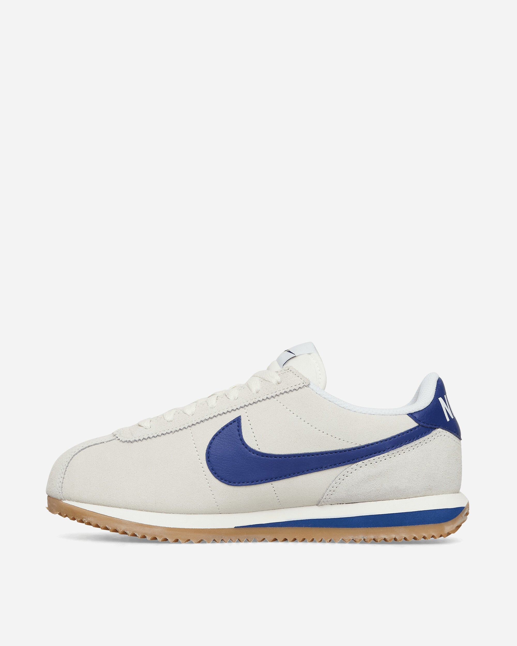 WMNS Cortez Sneakers Pale Ivory / Deep Royal Blue