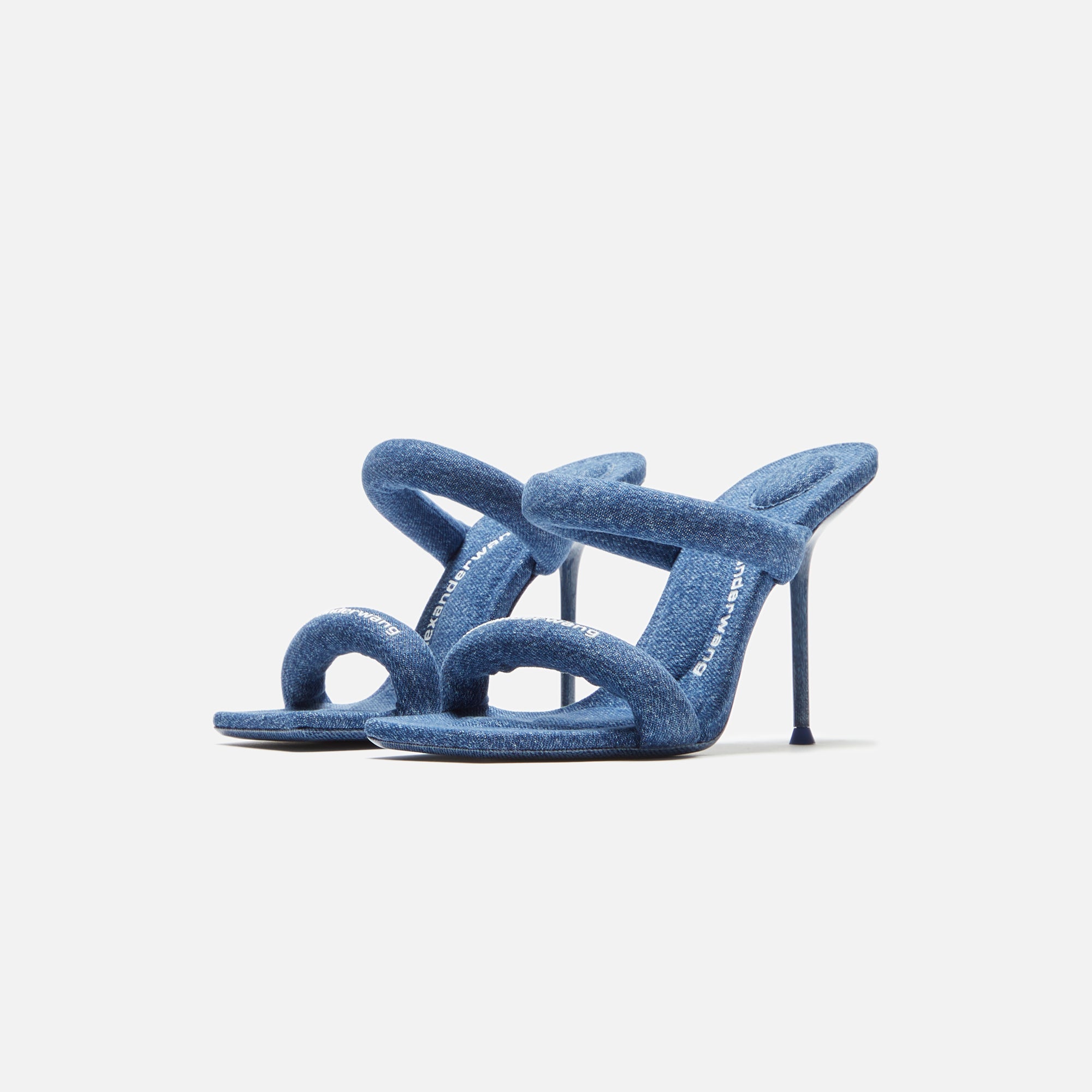 Alexander Wang Julie Tubular Sandal - Deep Blue Denim