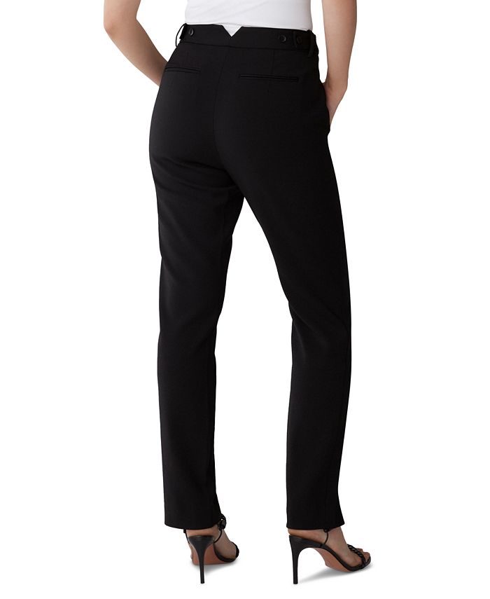 Women's Split-Ankle Slim-Leg Pants