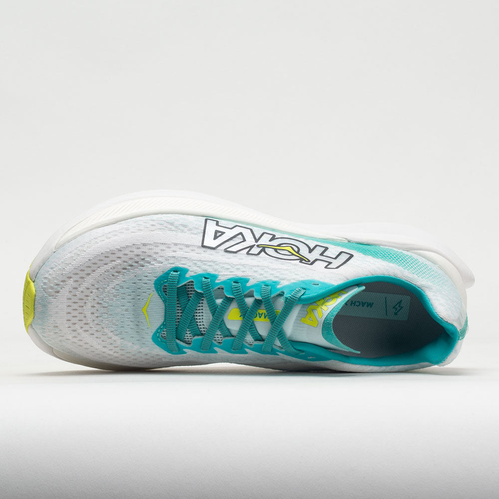 HOKA Mach X Women's White/Blue Glass