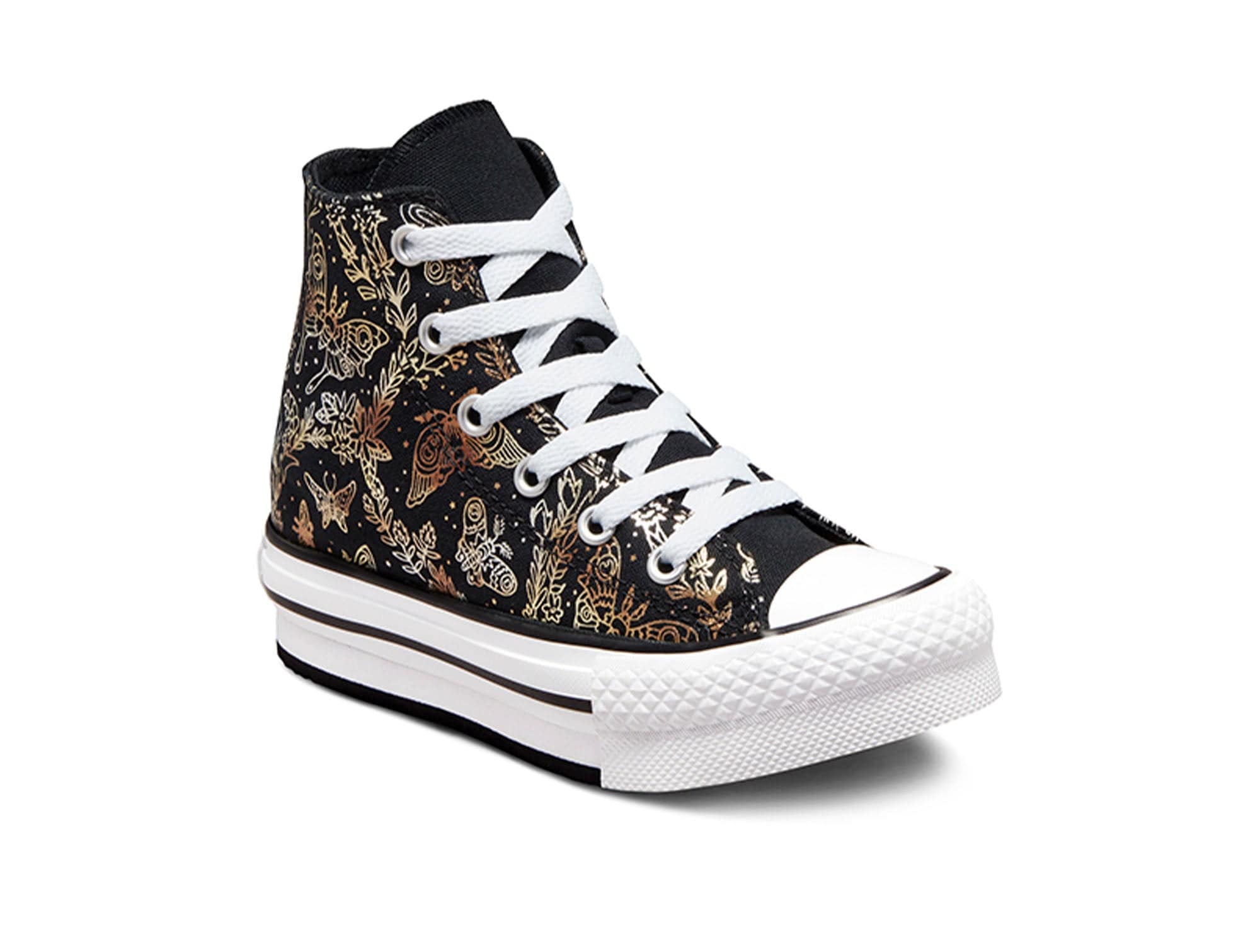 Converse Chuck Taylor Plataforma Hi Junior Negro