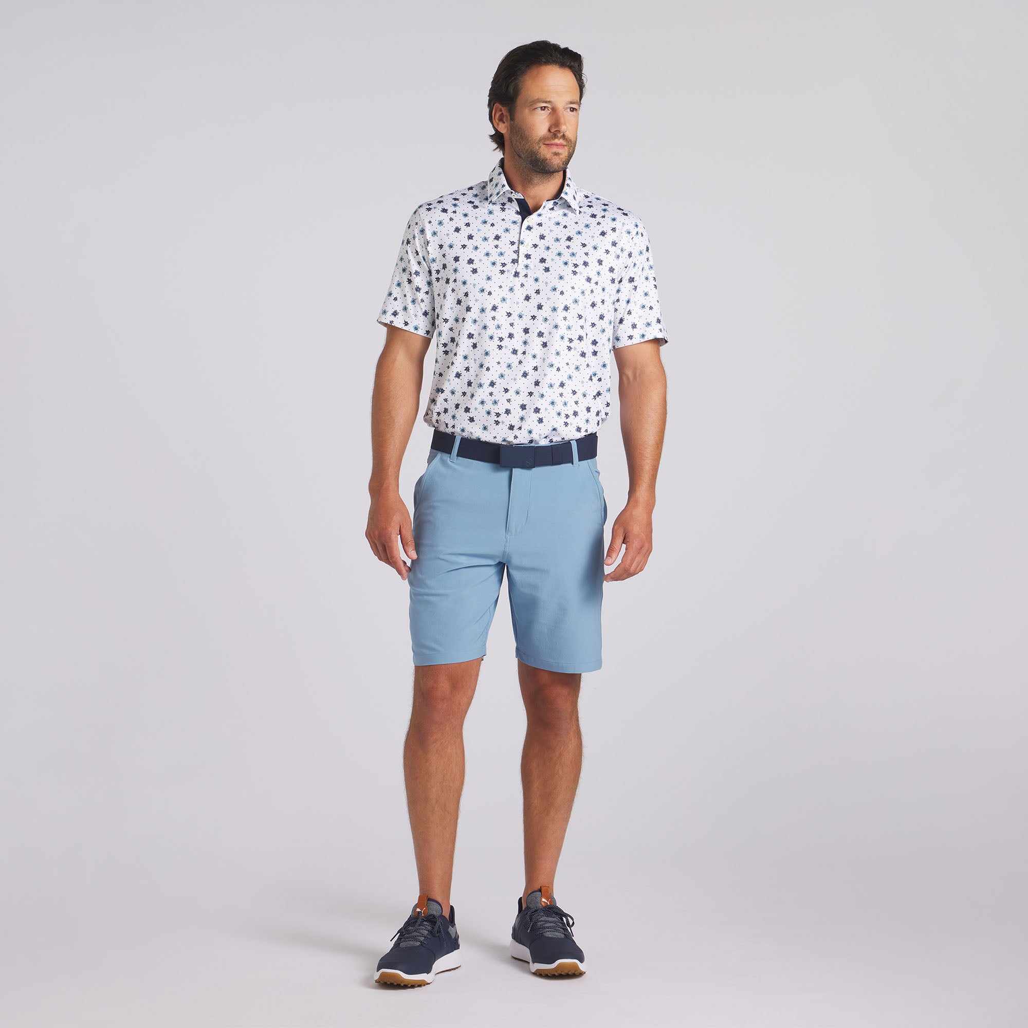 CLOUDSPUN Floral Golf Polo