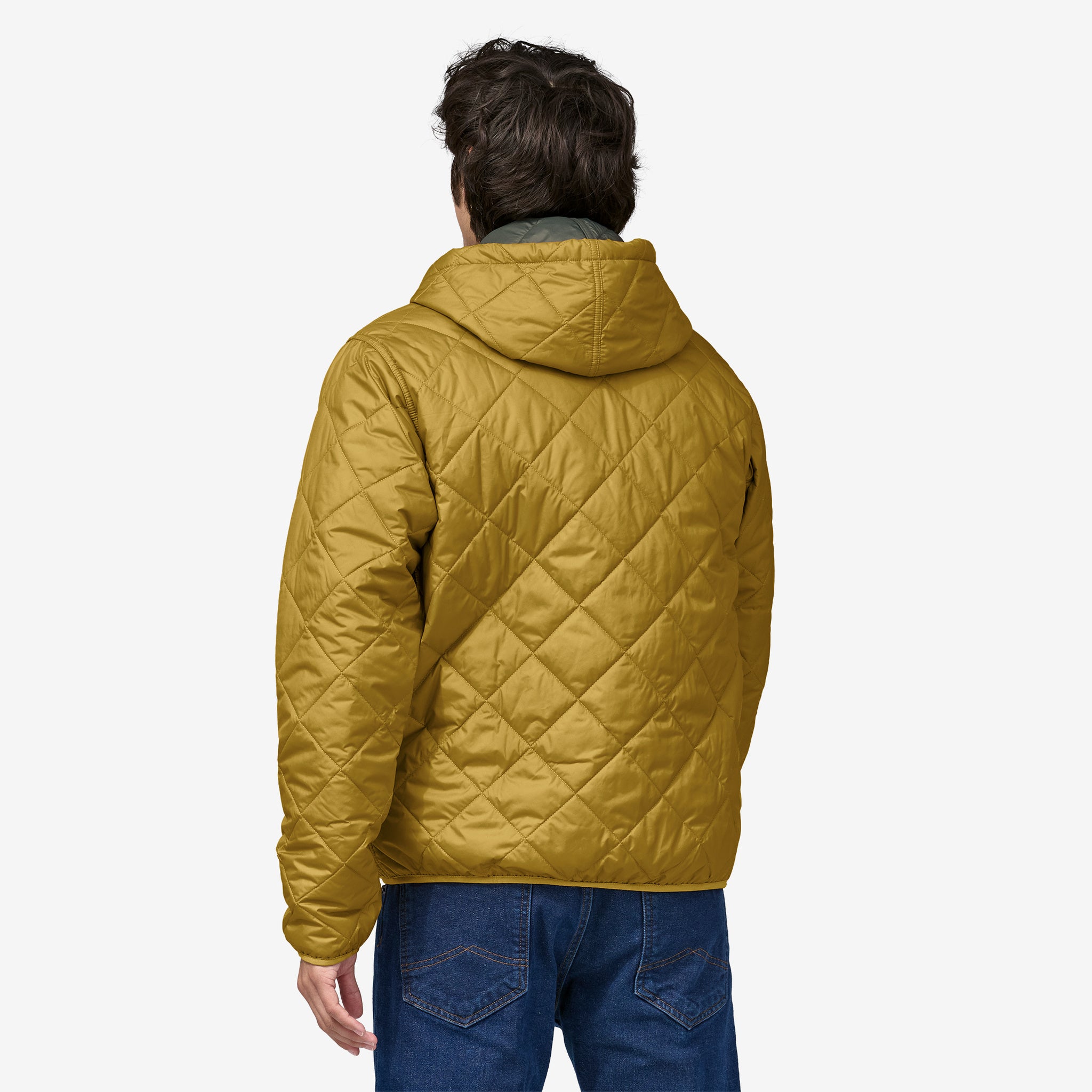 Men's Diamond Quilted Bomber Hoody