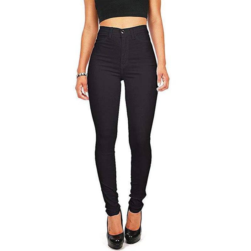 High-waisted Stretch Jeans