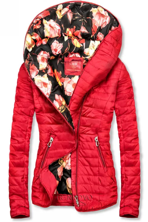 Floral lining -jacket