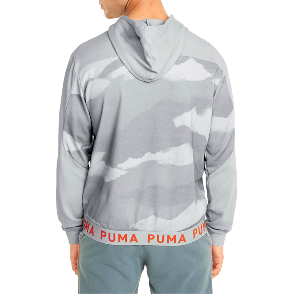 Printed Training Pullover Hoodie