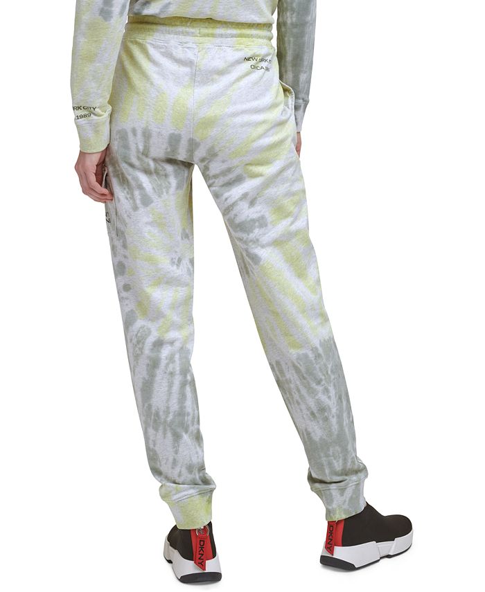 Cotton Tie-Dyed Joggers