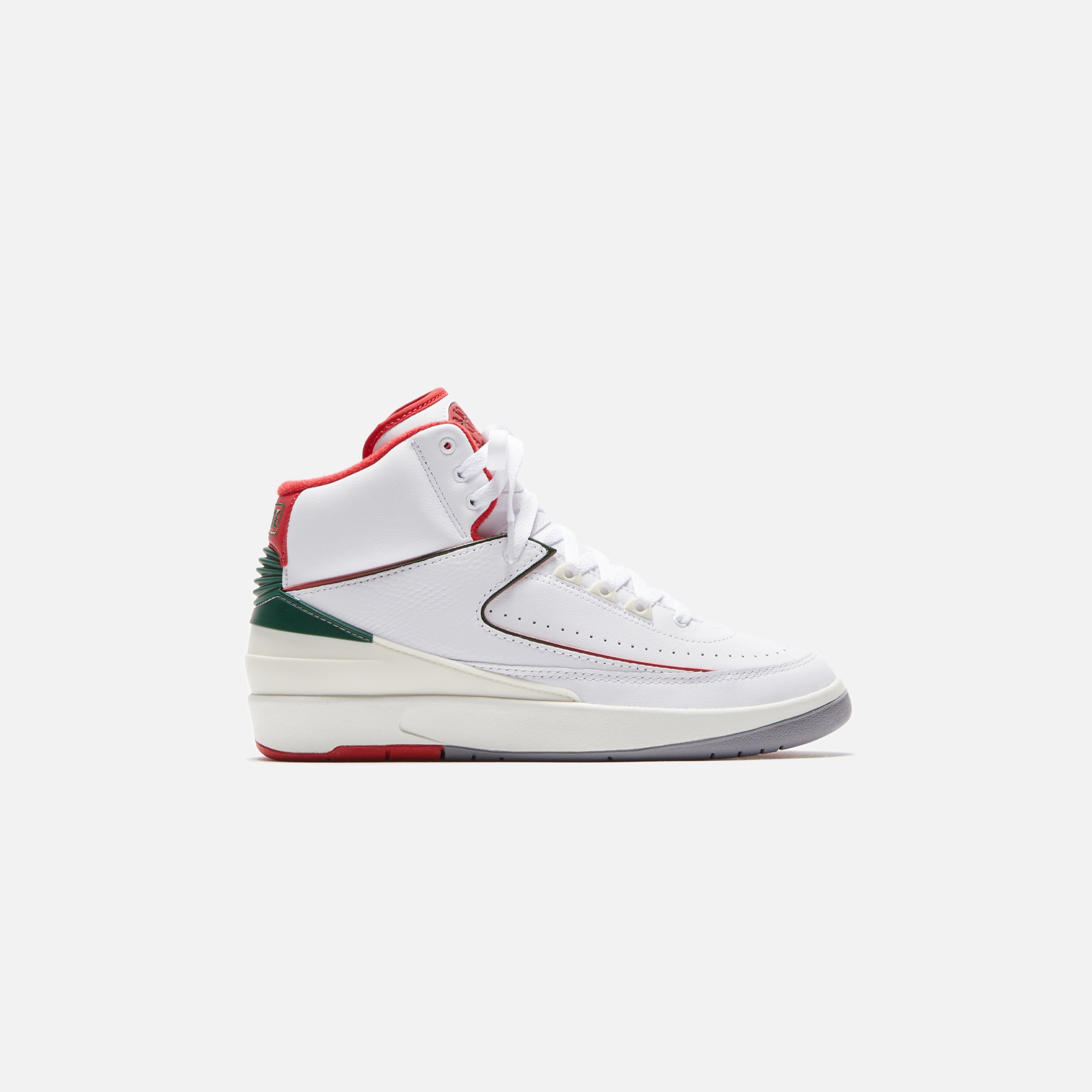 Nike Air Jordan 2 Retro - White / Fire Red / Fir / Sail