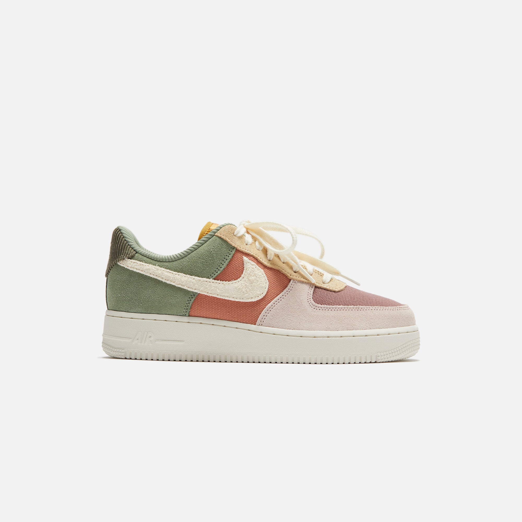 Nike WMNS Air Force 1 '07 - Oil Green / Terra Blush / Sesame / Pale Ivory