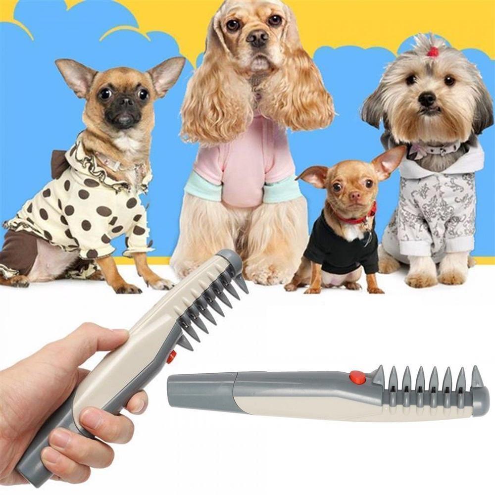 🎁  49% OF🔥🔥-ELECTRIC DOG CAT COMB HAIR TRIMMING GROOMING